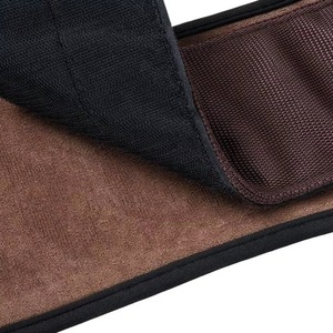 Breathable Polo Girth Brown With Gold Buckles For Equestrian Riding Training And Daily Use Double Elastic Turbine-Powered Girths - Product Image 6