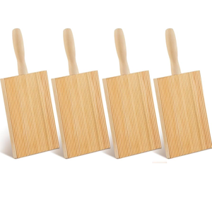 Wood Gnocchi Board Handicrafts Kitchen Homemade Rolling <b>Pasta</b> Wooden Gnocchi Board Eco-Friendly Kitchen Utensil - Product Image 4