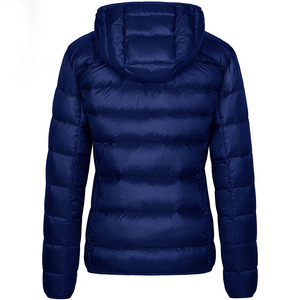 Women Puffer <b>Jacket</b> High Quality Nylon Polyester Fabric Quilted Panels Warm Padding Custom Logo Design Puffer - Product Image 4