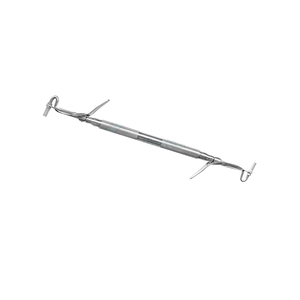 Instruments de pont osseux à double extrémité en acier inoxydable, pistolet à amalgame dentaire manuel, entièrement autoclavable, réutilisable, poignée ergonomique, CE - Product Image 4