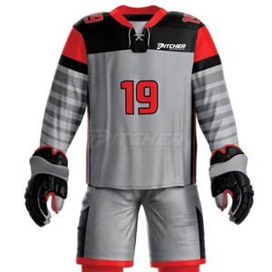Conjunto de Uniforme de Hockey sobre Hielo Ecológico de Alto Rendimiento, Tejido Transpirable, Jersey y Pantalones Ligeros, Ajuste Ajustable, para Entrenamiento y Partido - Product Image 5