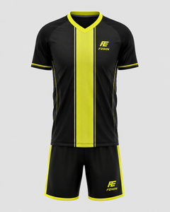 Ensemble de maillot de football pour homme F2WIN, manches courtes, col en V, maille solide, respirant, séchage rapide, évacuation de l'humidité, vêtements de sport pour toutes les saisons - Product Image 5