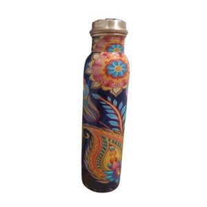 Antique Finished Pure Copper Water <b>Bottle</b> and Two Tumblers Set <b>Vintage</b> Hammered Design Health Benefits Water <b>Bottle</b> For Gifting - Product Image 5
