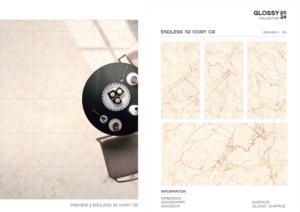 Carreaux de porcelaine polie brillante à surface haute brillance, disponibles en format 600x1200 mm, pour des revêtements de sol et muraux modernes. - Product Image 5
