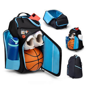 Breathable <b>Back</b> Panel Basketball Backpack For Comfortable Everyday Use Basketball Backpack - Product Image 1