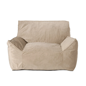 Nouveau fauteuil relaxant en forme de pouf incurvé, en velours, avec éponge haute densité, pouf MD25, canapés poufs, meubles de salon - Product Image 5