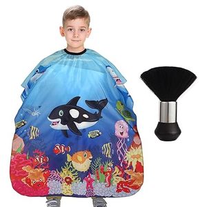 Capa de Peluquería Elegante, de Poliéster, Impermeable, Ecológica, con Cintura Ajustable, Profesional, para Salón de Belleza, Barbería, Corte y Recorte de Cabello, OEM - Product Image 1