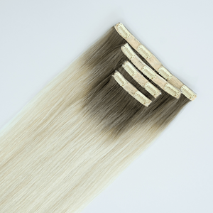 Usine en gros 100% pince à cheveux humains en Super Double nouveau produit naturel droite cheveux vietnamiens peau trame sans silicones - Product Image 6