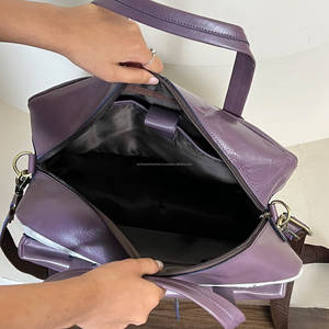 Sacs à couches multifonctionnels en cuir de vachette repoussé de qualité supérieure 2026 avec poches zippées, organisateur de voyage pour bébé - Product Image 6