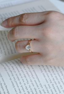 Certified 14K Gold Lab Diamond 0.5 CT Oval Cut Solitaire Engagement Ring With Split Shank Setting Minimalist Women Fine Jewelry - Product Image 3