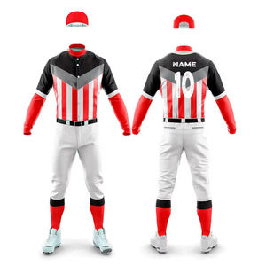 Uniforme de Béisbol de Verano, Suministro Directo de Fábrica, Precio al por Mayor, Ropa de Equipo Cómoda, Ligera, Transpirable y Ecológica para Adultos - Product Image 2