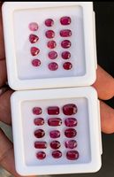 Pierres de rubis rouges naturels de Madagascar, brutes, taille brillant ronde, 0,89-2,95 carats, certifiées pour la fabrication de bijoux