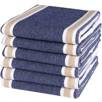Premium Double Tone Cuisine Torchon 3 Couleurs Orange Vert Bleu Torchon Vaisselle Épurateur Maille Lavage Net Boutique Serviettes Coton