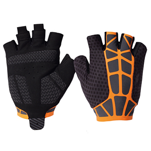 Gants de cyclisme mi-doigts rembourrés, respirants, antidérapants, pour le sport et le fitness, personnalisables OEM - Product Image 2