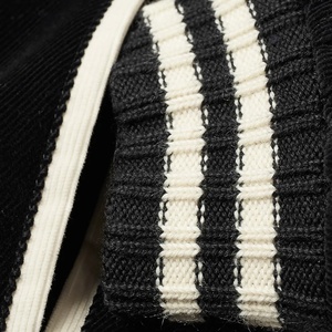 Veste universitaire personnalisable, nouvelle mode, de haute qualité, respirante, col en V, fermeture éclair, logo brodé sur le devant, unisexe - Product Image 6