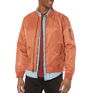 Most Selling Product <b>Men</b> <b>Long</b> Sleeve Satin <b>Jacket</b> Factory Made High Quality Custom Logo <b>Men</b> Satin Varsity <b>Jacket</b> - Product Image 1