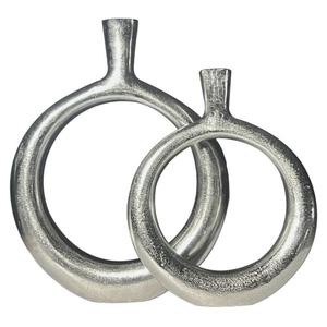 Florero redondo con forma de anillo, maceta de metal de alta calidad, decoración para bodas, suministros para eventos, exhibición de mesa, floreros modernos para el hogar - Product Image 4
