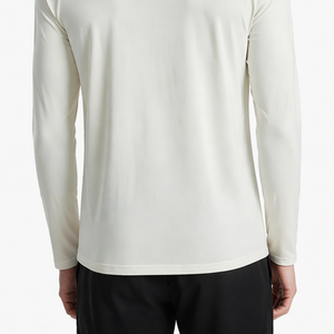 เสื้อยืดผู้ชายทรงเข้ารูป แขนยาว ระบายอากาศ แห้งเร็ว ผ้าฝ้าย 100% คุณภาพสูง มีจำหน่าย - Product Image 5