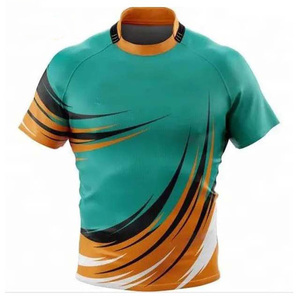 Camisetas de Rugby Americano al por Mayor, Alta Calidad, Nuevo Diseño, Transpirables, Personalizables, Jersey de Fútbol Americano para Clubes, Manga Corta - Product Image 5