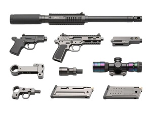 Revêtement sous vide PVD de précision pour pièces d'armes à feu, accessoires d'armes à feu, couteaux, moules DLC GLC Ta-C avec PMA II EFC - Product Image 5