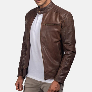 New Design Top Quality Customize <b>Men</b> <b>Leather</b> <b>Jacket</b> for <b>Men</b> Slim Fit Stylish 100% Original <b>Leather</b> <b>jacket</b> for <b>men</b> - Product Image 1