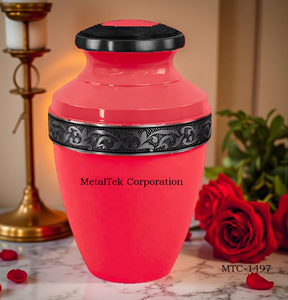 Urnes de crémation pour cendres humaines Couleurs personnalisées Urnes funéraires pour adultes de style américain Pot en métal Souvenir pour cendres Prix de gros - Product Image 6