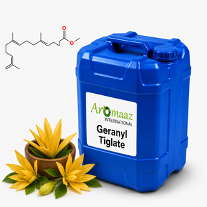 Aromaaz International Geranil Tiglato 99.5% de Pureza, Sabor Floral Sintético Líquido CAS 3890-86-8 para Uso Industrial - Product Image 1
