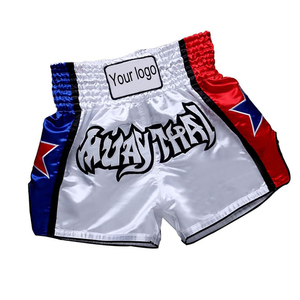 กางเกงมวยไทยสั่งทำคุณภาพสูง ดีไซน์ใหม่ พิมพ์ลาย MMA สำหรับมวยอาชีพ ใช้ในยิม - Product Image 1