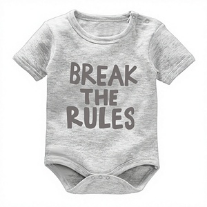 Combinaison bébé fille en coton biologique, imprimé ours, blanche, pour l'hiver, écologique, fournisseur en gros OEM, directement de l'usine - Product Image 1