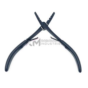 Pinza para Extensiones de Cabello RMI, Diseño Personalizado Disponible, Punta de Plasma Negra y Pinza con Empuñadura Negra - Product Image 2