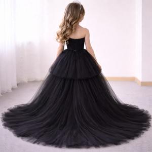 Vestido de Princesa con Red para Niñas, Vestido Negro y Rosa para Niñas de 9 a 11 Años, Vestidos de Fiesta para Niñas, Vestidos de Cumpleaños para Niñas, Fabricante al por Mayor - Product Image 2