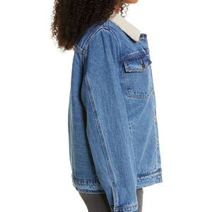 Chaquetas vaqueras de mujer de alta calidad, nueva moda, manga larga, cuello vuelto, transpirables, para invierno, en venta. - Product Image 3