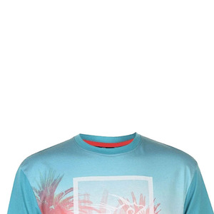 T-shirt décontracté à manches courtes pour homme, col rond, respirant, 100% coton tricoté, coupe ample - Product Image 4