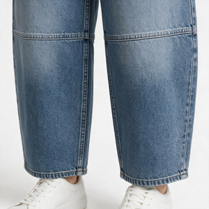 Premium <b>Women</b>’s Urban Denim <b>Jeans</b> Trendy Loose Fit High Quality <b>Stretch</b> Cotton Streetwear <b>Jeans</b> Wholesale OEM ODM Supplier - Product Image 4