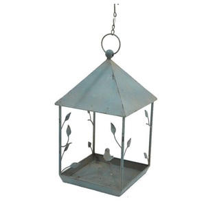 Bain d'oiseaux décoratif de luxe en métal très demandé, avec mangeoire intégrée, suspendu, résistant aux intempéries et à la rouille, idéal pour la maison et le jardin - Product Image 4