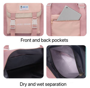 Sac de voyage pliable imperméable imprimé de haute qualité, grande taille, pour bagages, réutilisable, en nylon 210D - Product Image 5