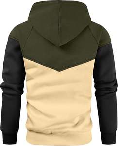 Conjunto Deportivo de Otoño para Hombre, Estilo Hip Hop, 2 Piezas, Sudadera con Capucha y Pantalones Deportivos, 100% Algodón, Secado Rápido, Diseño con Bloques de Color - Product Image 5