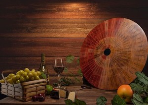 Roue de dégustation de vins en bois, tableau des arômes du vin, outil d'éducation oenologique pour sommelier, décoration de bar, cadeau pour amateur de vin - Product Image 3