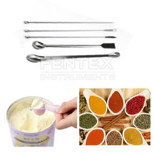 1 Juego de espátulas de acero inoxidable para micromuestras de laboratorio, cuchara combinada para reactivos, suministros de laboratorio (paquete de 5) - Product Image 5