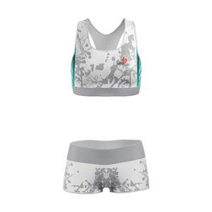 Conjunto Deportivo de Dos Piezas, Diseño 2026, Top Deportivo con Espalda Cruzada y Pantalones Cortos, Colección de Ropa Deportiva de Alto Rendimiento - Product Image 4