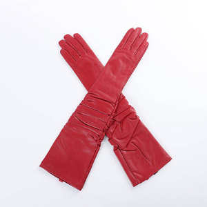 Gants de conduite décontractés pour femmes, élégants, en cuir, pour l'hiver, chauds, confortables, compatibles avec les écrans tactiles, fabriqués en usine - Product Image 6