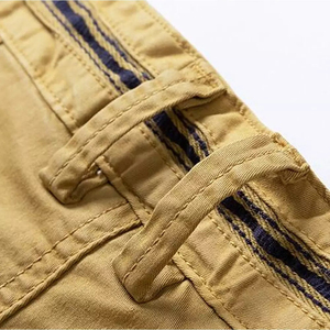 Shorts cargo en polyester uni pour homme, style hip-hop streetwear, avec poches, décontractés, service OEM disponible. - Product Image 6