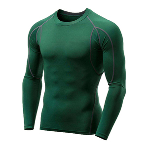 Camiseta de Compresión de Manga Larga con Protección UV para Hombre, para BJJ, MMA, Running y Surf - Product Image 1