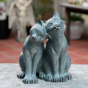 Sculpture de chat en ardoise artisanale pour jardin - Ornement décoratif en gros - Product Image 3