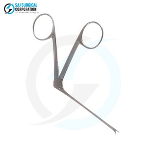 Pinzas Aurales Hough de Acero Inoxidable Quirúrgico, Juego de Instrumentos Manuales para Exámenes Otorrinolaringológicos Profesionales - Product Image 1