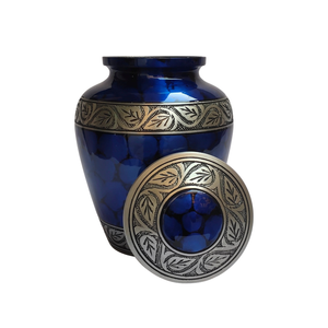 Elegant Handmade Beaded <b>Memorial</b> Urn Decorative Ashes Container for Home Display At Best Price - Product Image 5
