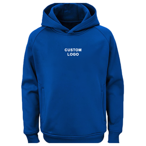 Sweat-shirt à capuche rouge pour homme avec logo personnalisé, en coton French Terry, décontracté, pour l'automne, avec poche avant, imprimé, coupe classique, anti-rétrécissement, 350g - Product Image 5