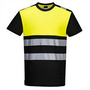 เสื้อโปโลโพลีเอสเตอร์สำหรับงานก่อสร้าง ระบายอากาศ แห้งเร็ว มองเห็นได้ชัดเจน พร้อมโลโก้แบบกำหนดเอง สำหรับผู้ชาย - Product Image 5