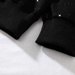 เสื้อสเวตเชิ้ตคอกลมประดับคริสตัลเต็มตัว พรีเมียม ผ้าคอตตอนผสมเนื้อหนา สำหรับฤดูหนาว ปักลายปะแบบกำหนดเอง แฟชั่น - Product Image 4