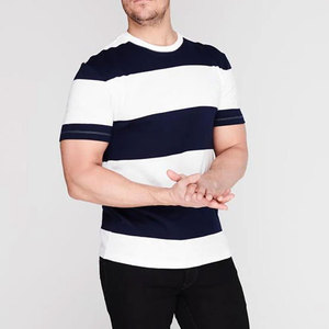 T-shirt en coton pour homme, décontracté, respirant, coupe ample, style urbain tendance, manches courtes, à porter en été - Product Image 2